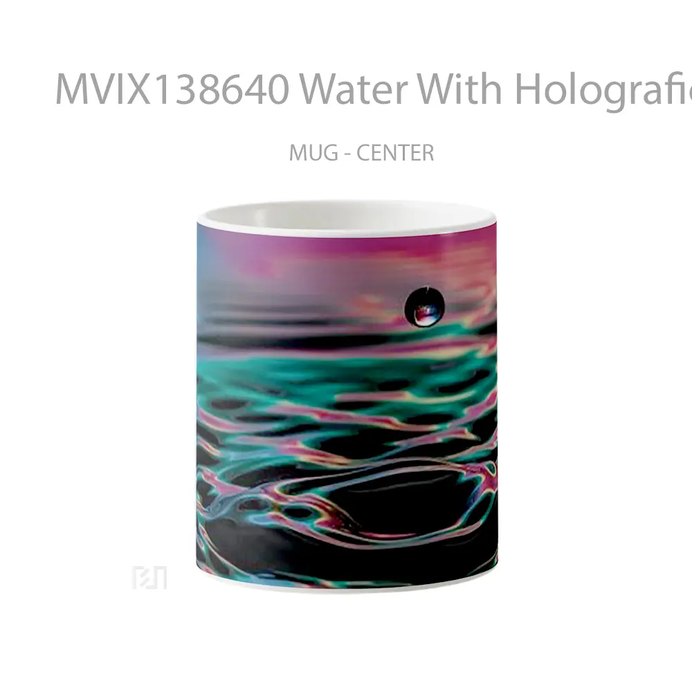 Mug Water With Holografic Effect Gelas Pemandangan Alam