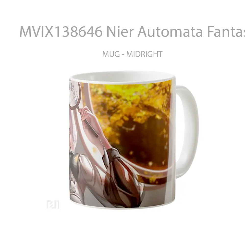 Mug Nier Automata Fantasy Art Cangkir Gamer - All-side / Desain