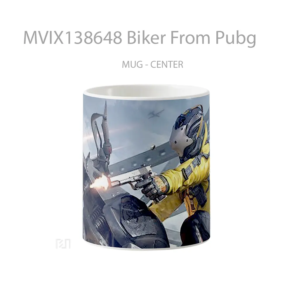 Mug Biker From Pubg Cangkir Gamer