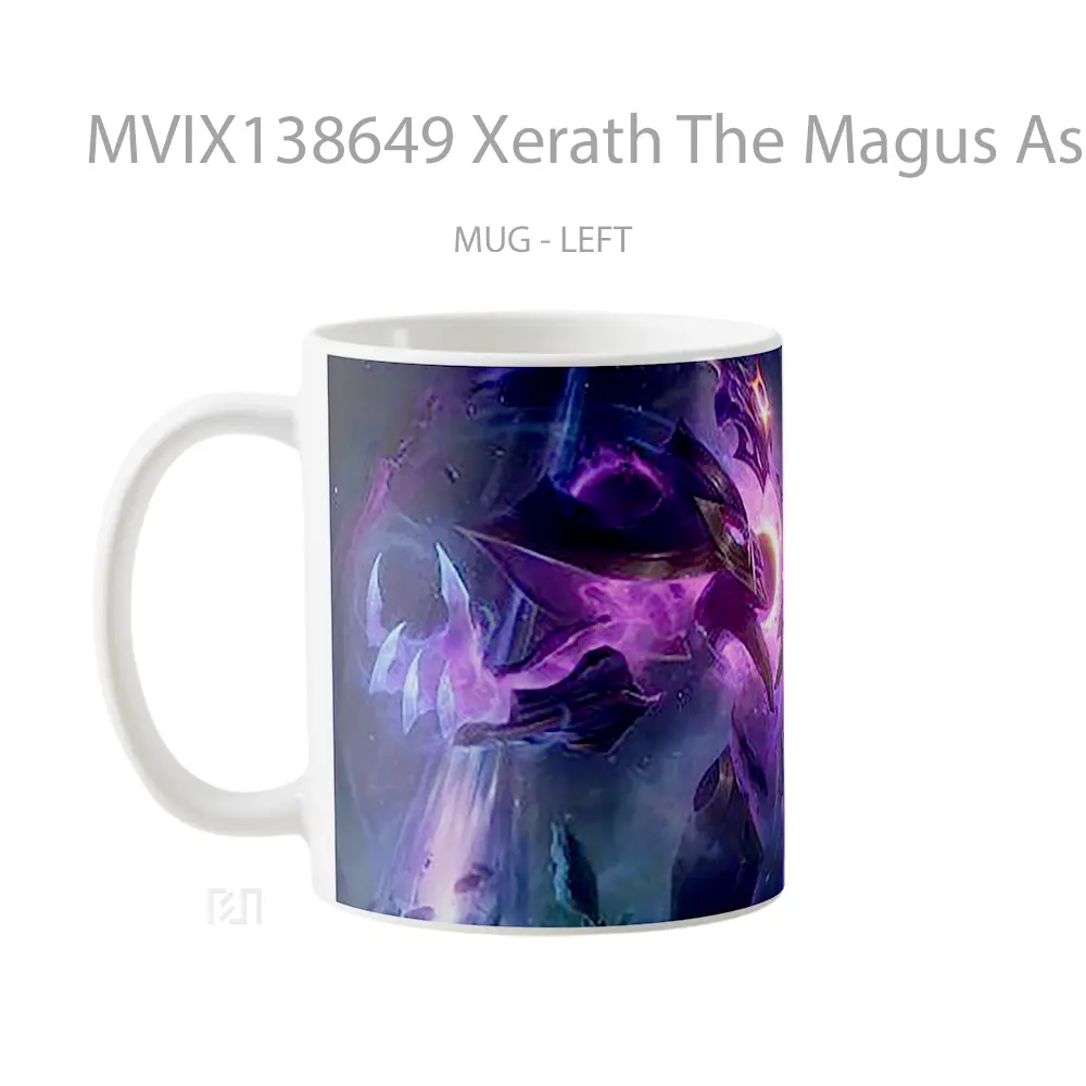 Mug Xerath The Magus Ascendant From League Of Legends Cangkir Gamer - All-side / Desain