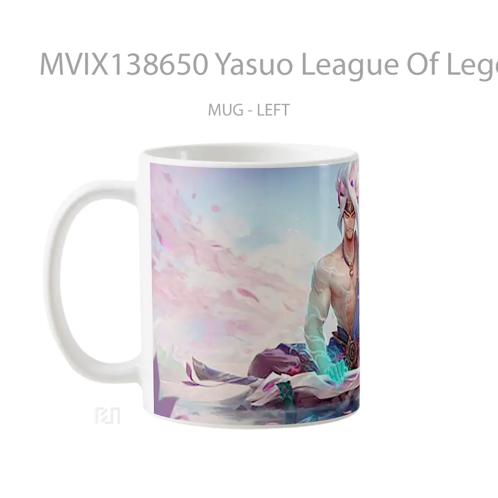 Mug Yasuo League Of Legends Cangkir Gamer - All-side / Desain