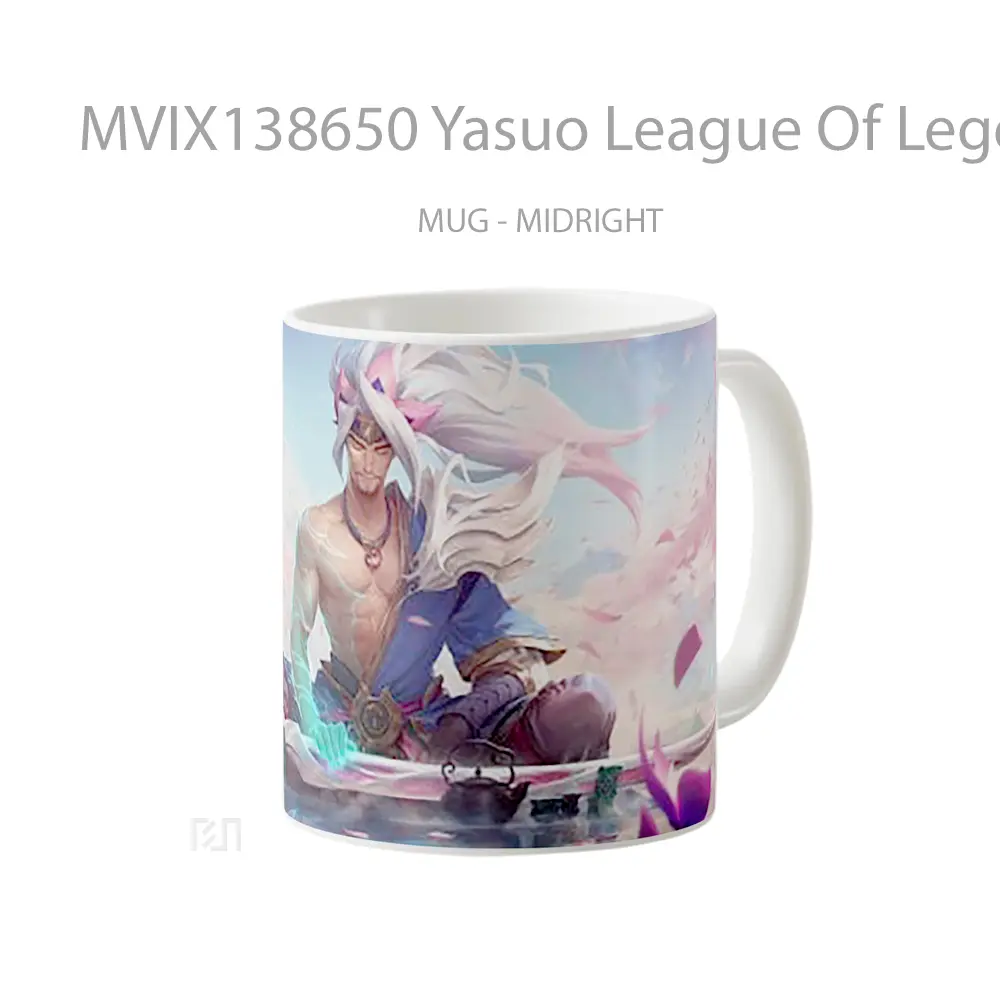 Mug Yasuo League Of Legends Cangkir Gamer - All-side / Desain