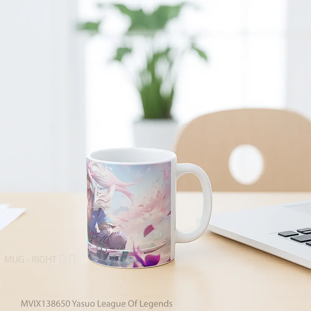 Mug Yasuo League Of Legends Cangkir Gamer - All-side / Desain