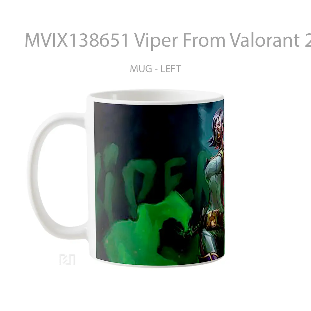 Mug Viper From Valorant 2020 Cangkir Gamer - All-side / Desain