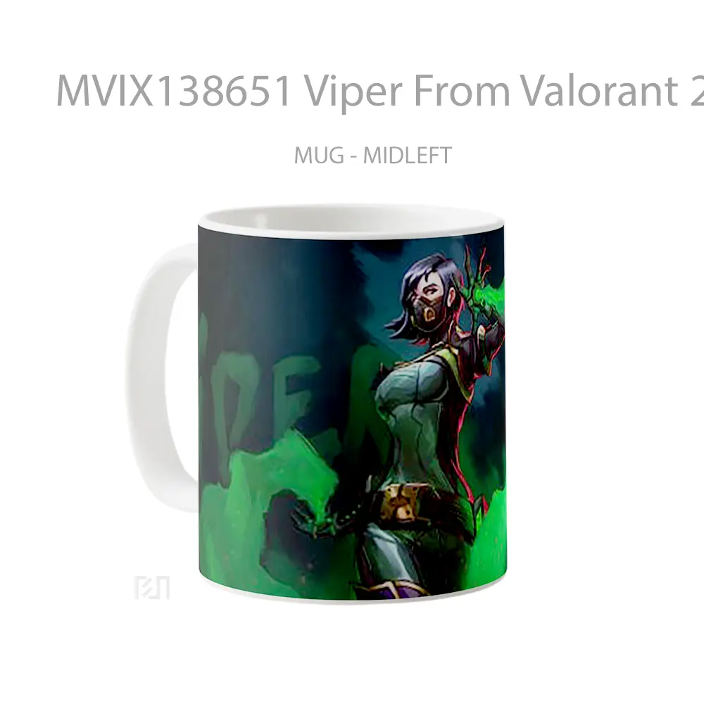 Mug Viper From Valorant 2020 Cangkir Gamer - All-side / Desain
