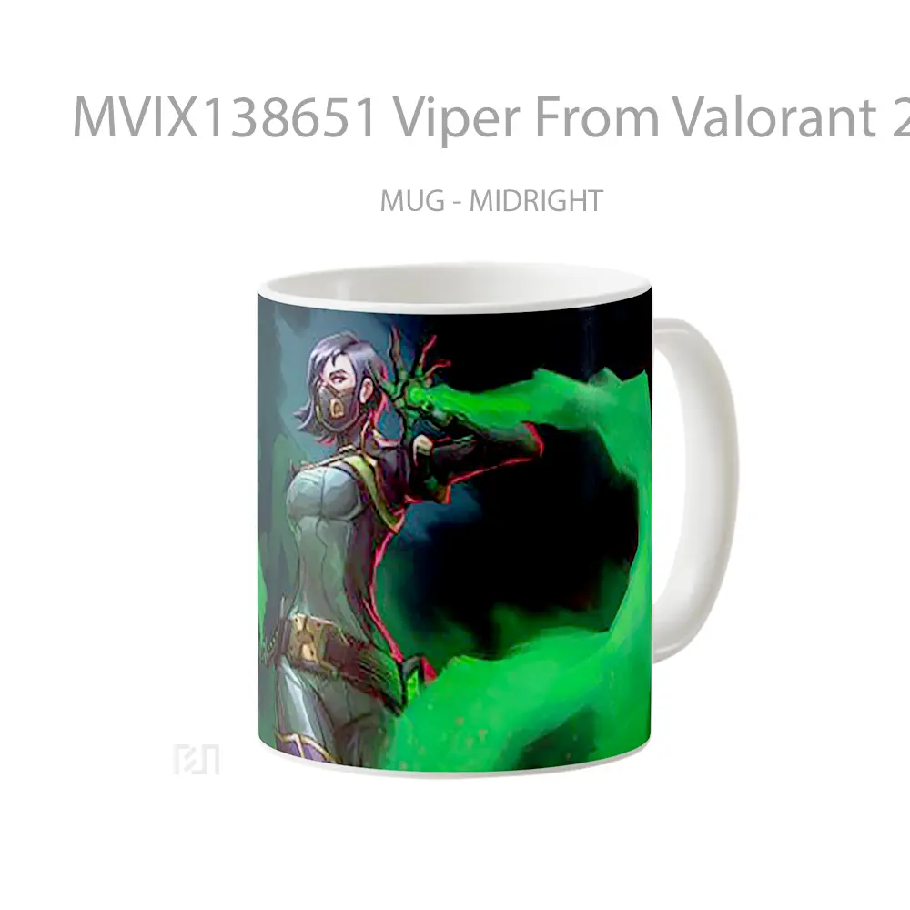 Mug Viper From Valorant 2020 Cangkir Gamer - All-side / Desain