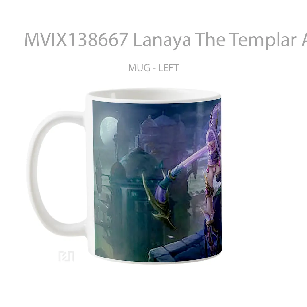 Mug Lanaya The Templar Assassin From Dota 2 Cangkir Gamer - All-side / Desain