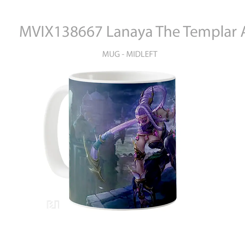 Mug Lanaya The Templar Assassin From Dota 2 Cangkir Gamer - All-side / Desain