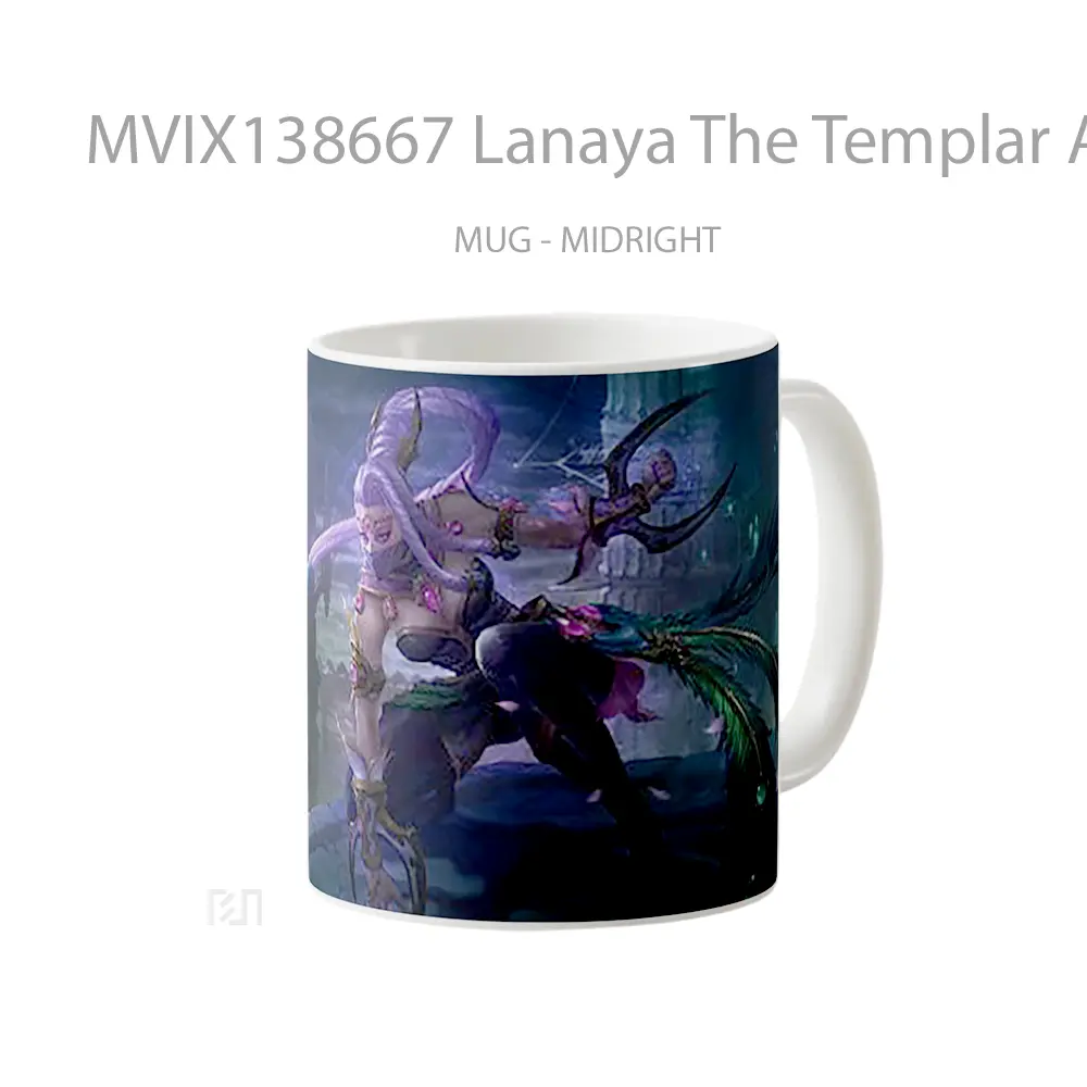 Mug Lanaya The Templar Assassin From Dota 2 Cangkir Gamer - All-side / Desain