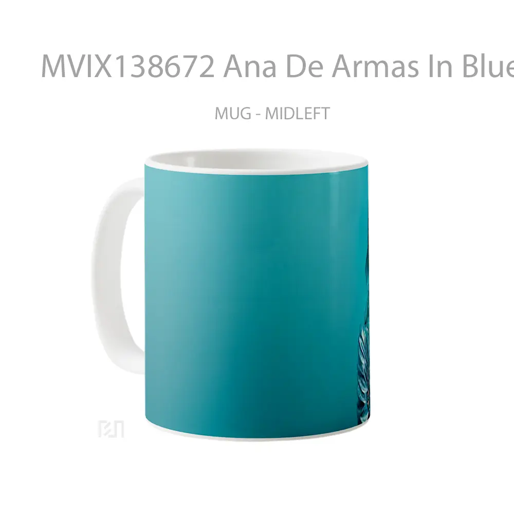 Mug Ana De Armas In Blue Light Gelas Keramik Unik - All-side / Desain