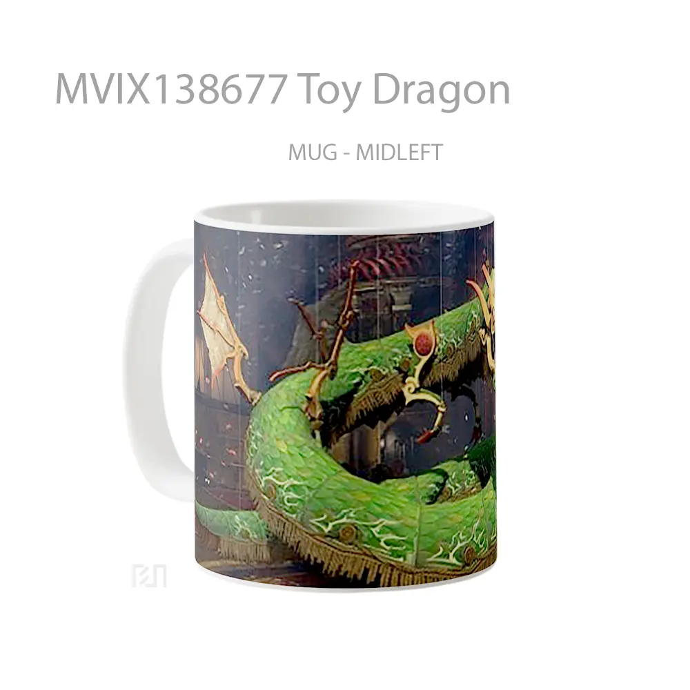 Mug Toy Dragon Gelas Fantasi - All-side / Desain
