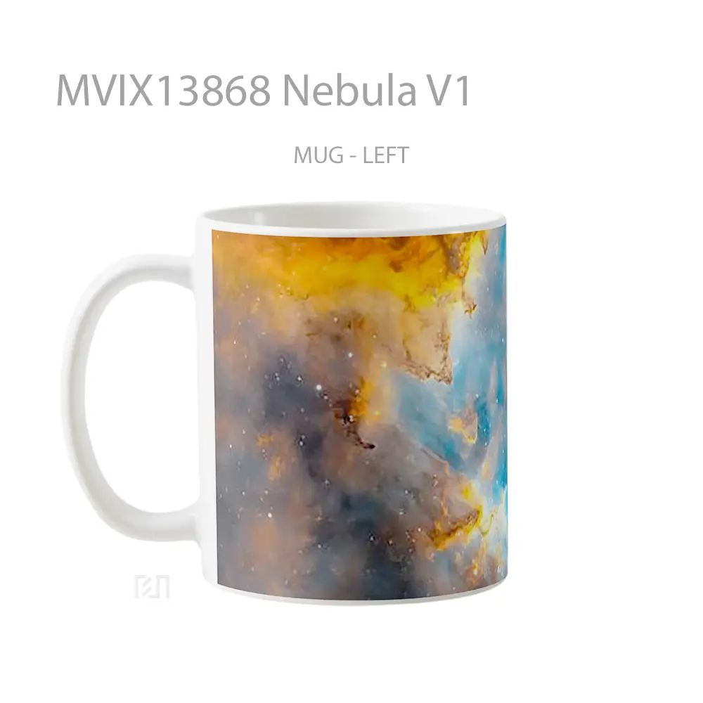 Mug Nebula V1 Gelas Astronomi - All-side / Desain
