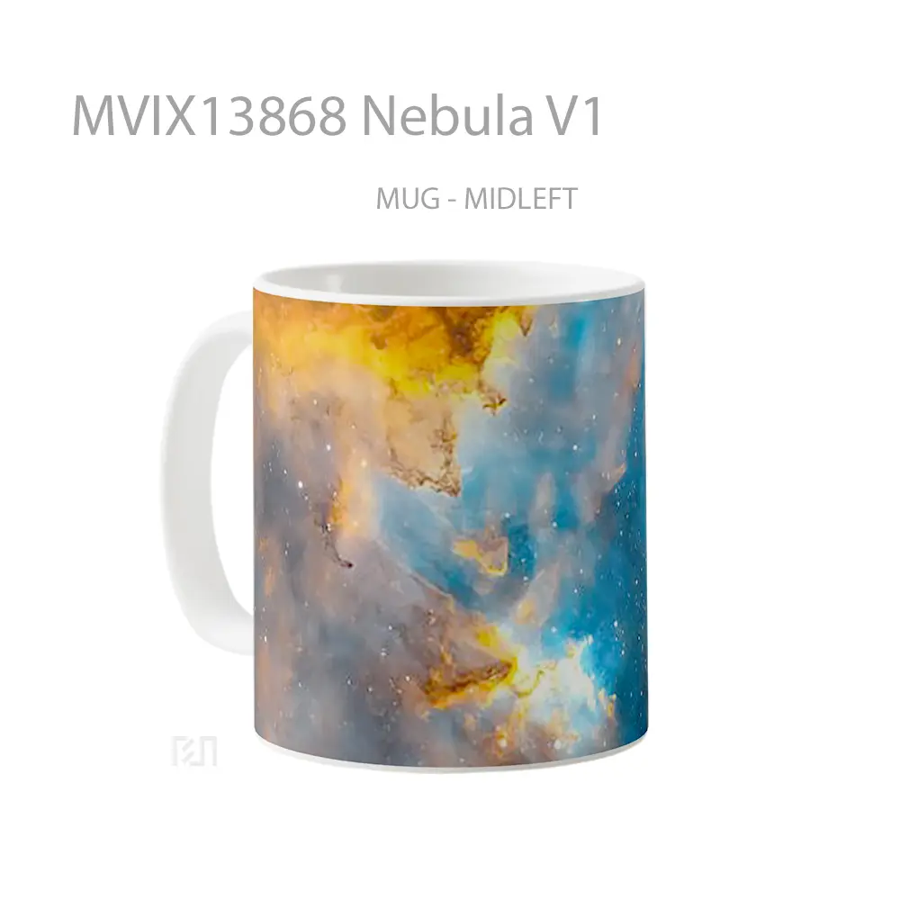 Mug Nebula V1 Gelas Astronomi - All-side / Desain