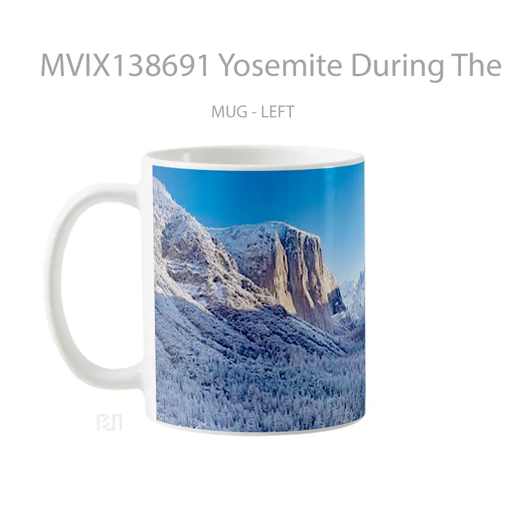 Mug Yosemite During The Winter V2 Gelas Keramik Unik - All-side / Desain