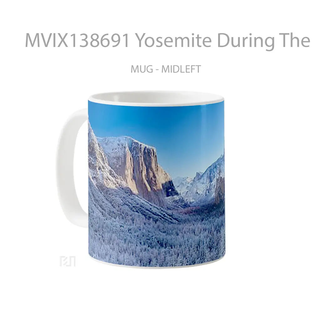 Mug Yosemite During The Winter V2 Gelas Keramik Unik - All-side / Desain