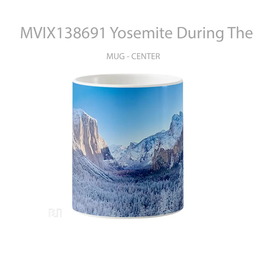 Mug Yosemite During The Winter V2 Gelas Keramik Unik