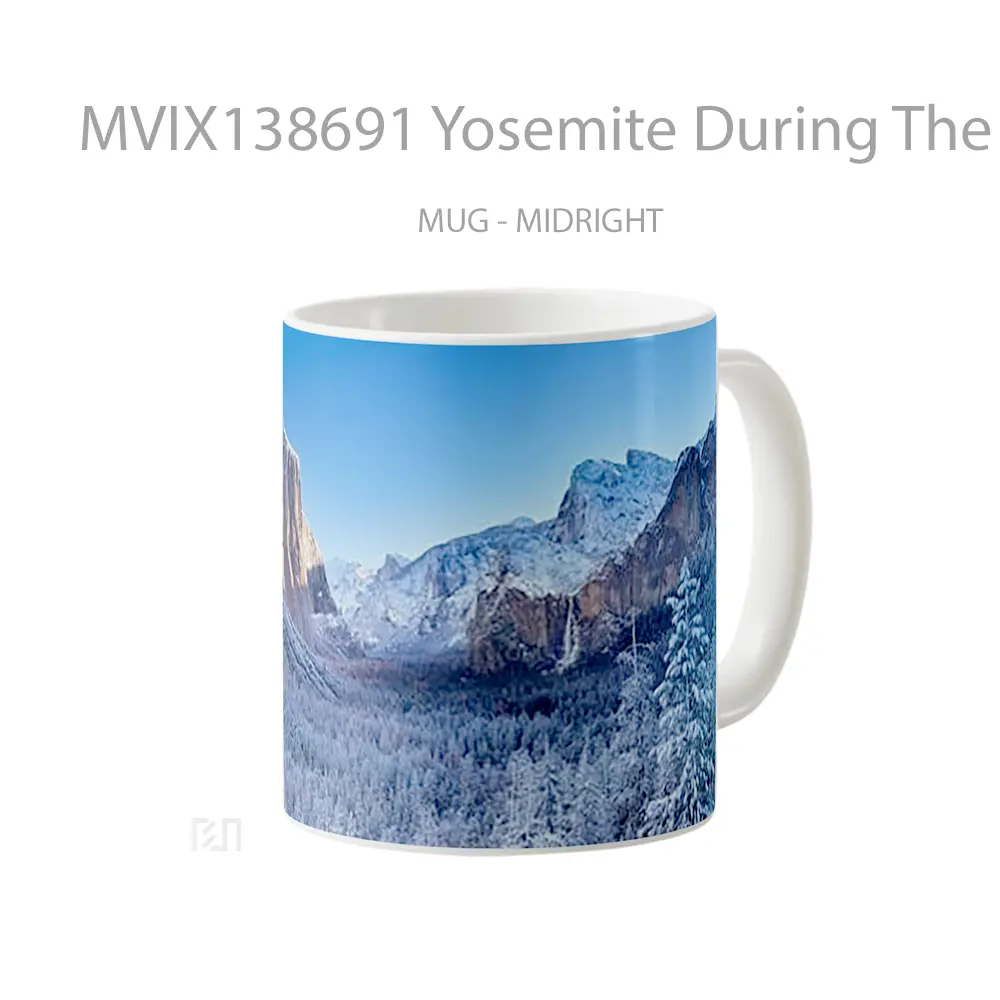 Mug Yosemite During The Winter V2 Gelas Keramik Unik - All-side / Desain