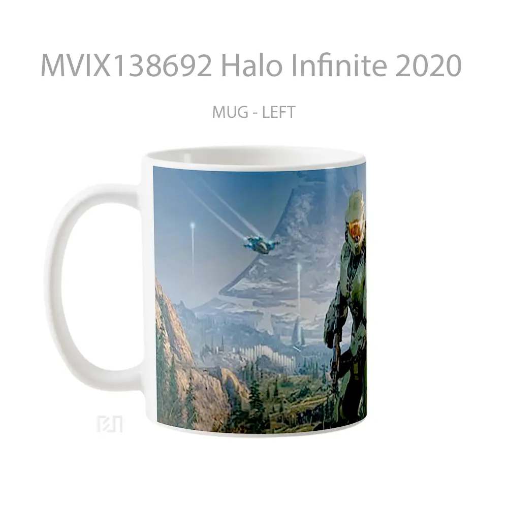 Mug Halo Infinite 2020 Cangkir Gamer - All-side / Desain