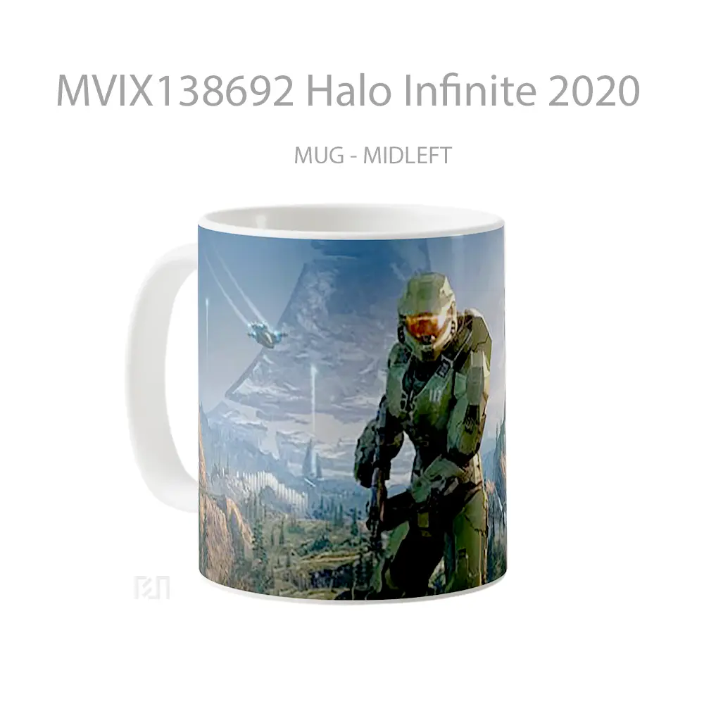 Mug Halo Infinite 2020 Cangkir Gamer - All-side / Desain