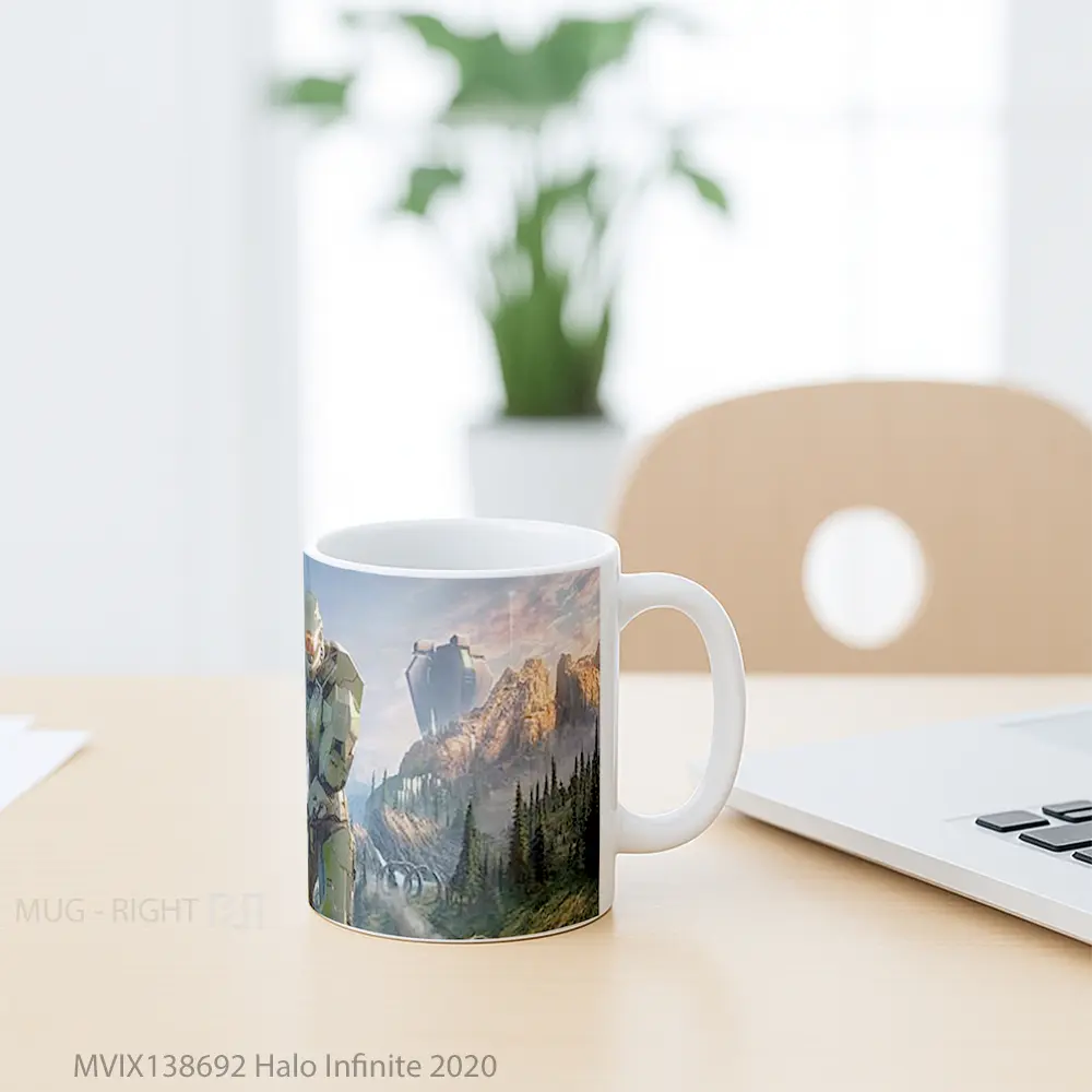 Mug Halo Infinite 2020 Cangkir Gamer - All-side / Desain