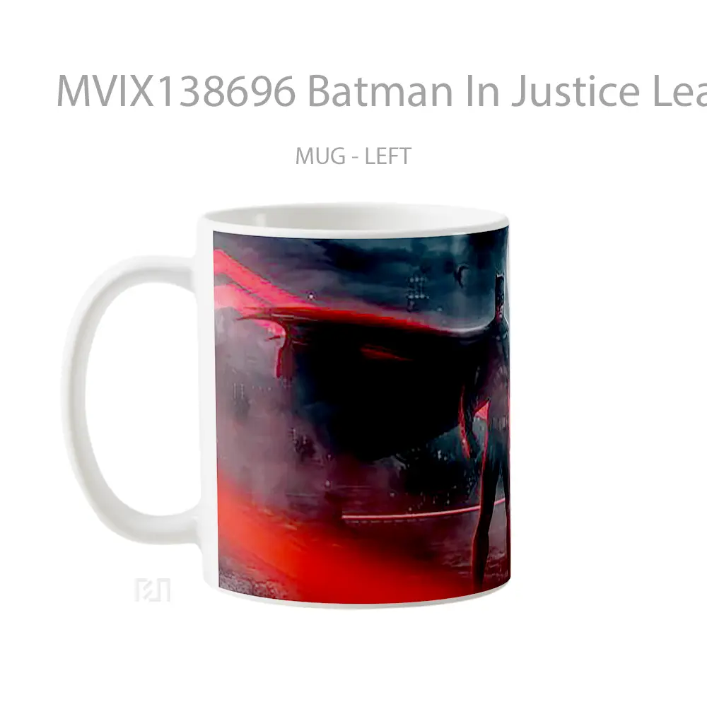 Mug Batman In Justice League Gelas Superhero - All-side / Desain