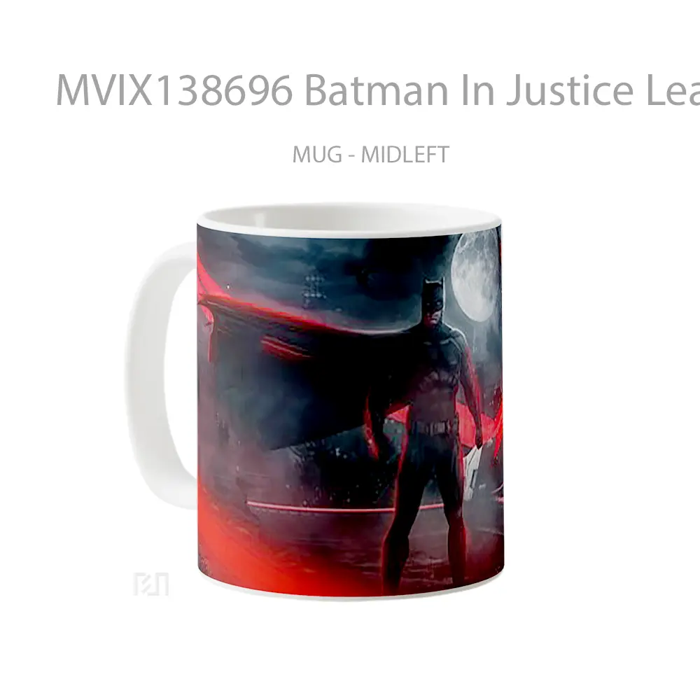 Mug Batman In Justice League Gelas Superhero - All-side / Desain