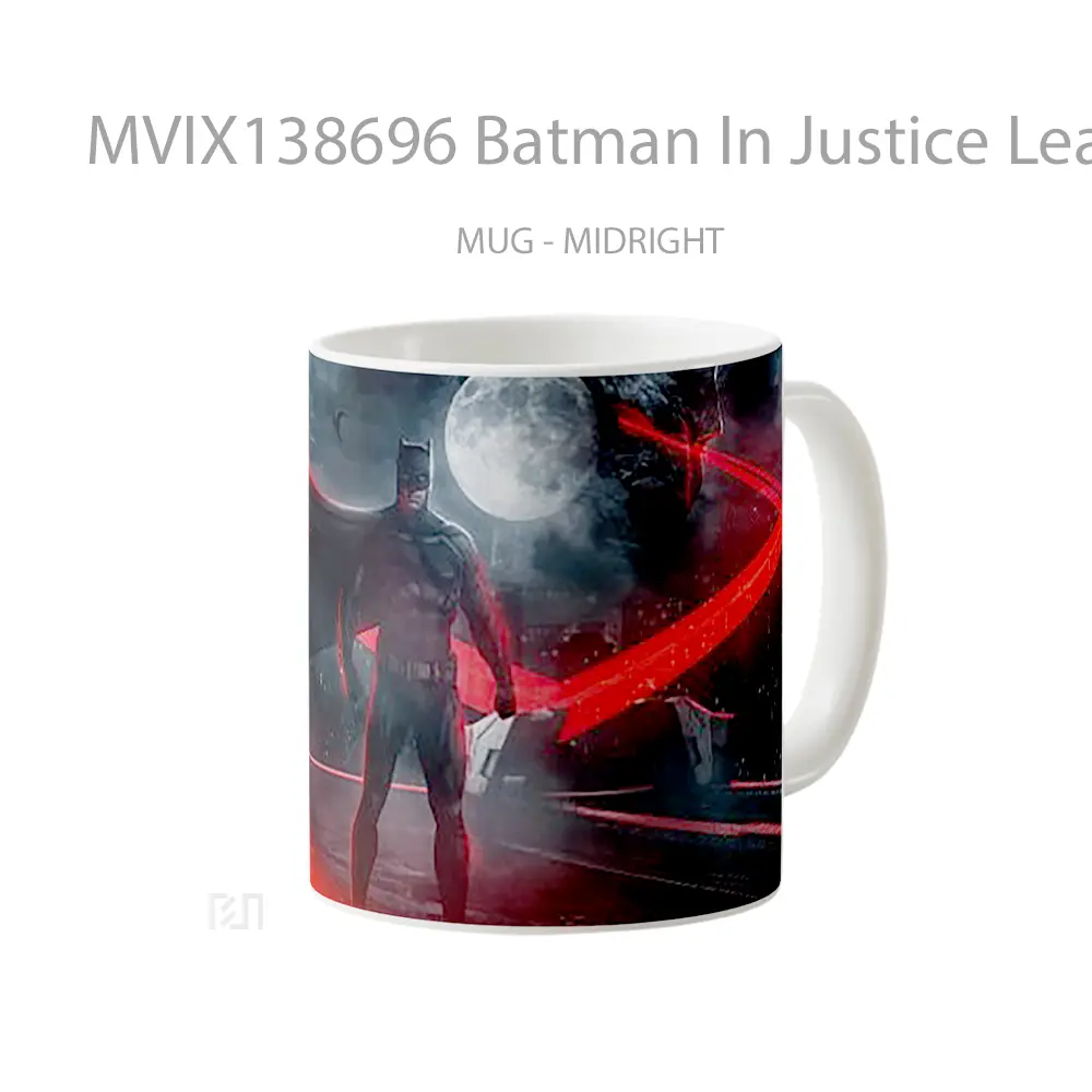 Mug Batman In Justice League Gelas Superhero - All-side / Desain