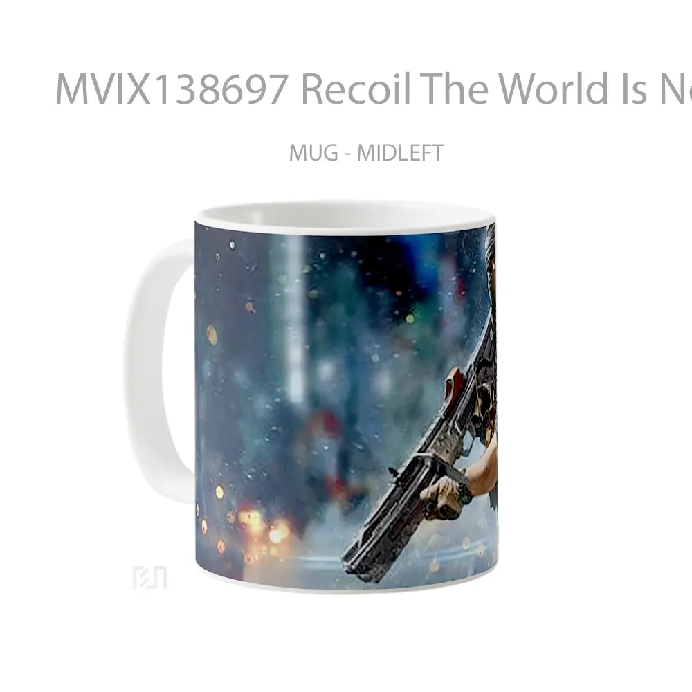 Mug Recoil The World Is Now Game Cangkir Gamer - All-side / Desain