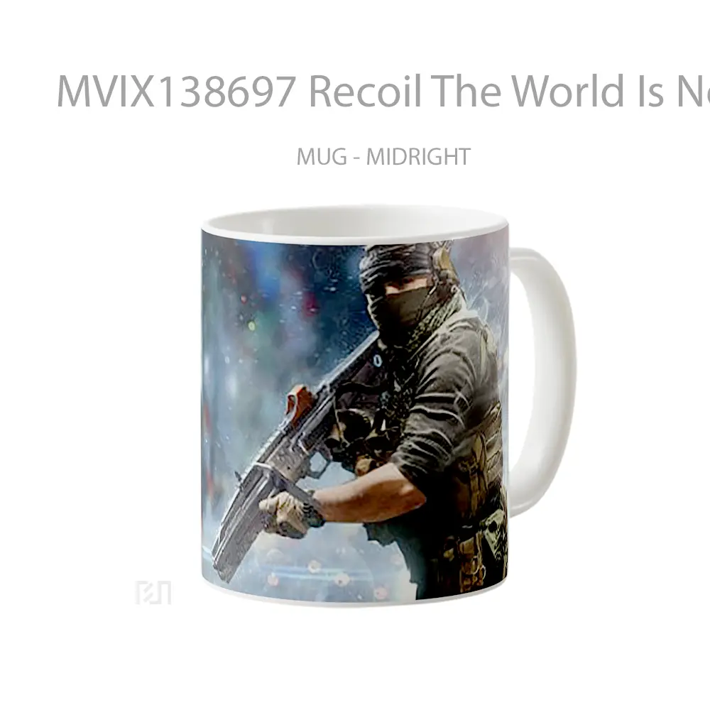 Mug Recoil The World Is Now Game Cangkir Gamer - All-side / Desain