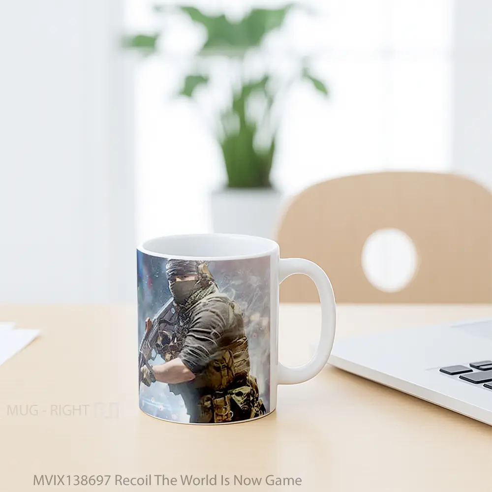 Mug Recoil The World Is Now Game Cangkir Gamer - All-side / Desain