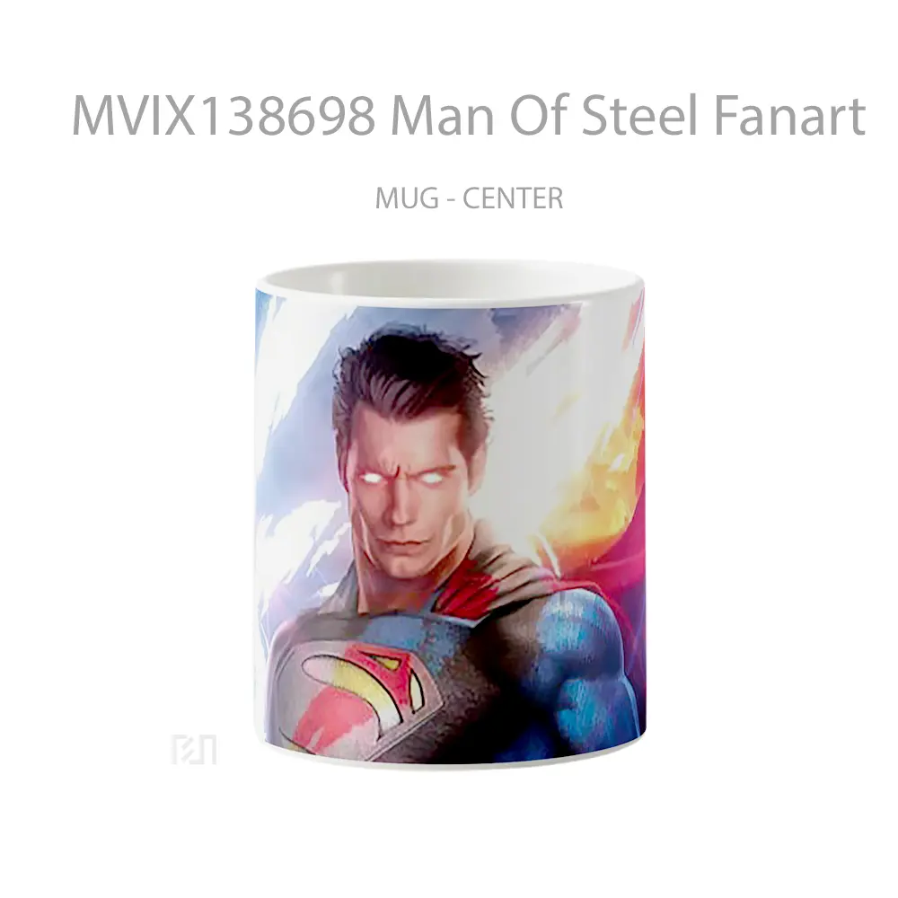 Mug Man Of Steel Fanart Gelas Keramik Unik
