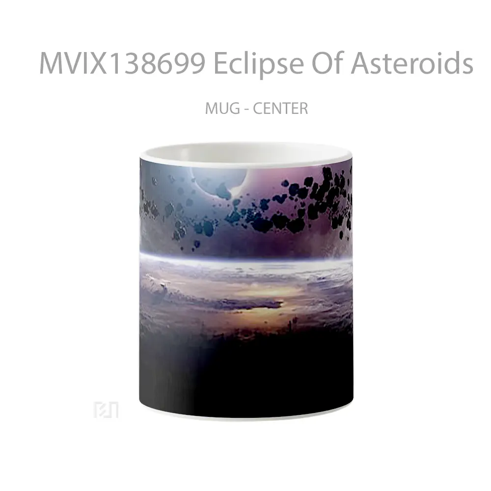 Mug Eclipse Of Asteroids Gelas Keramik Unik