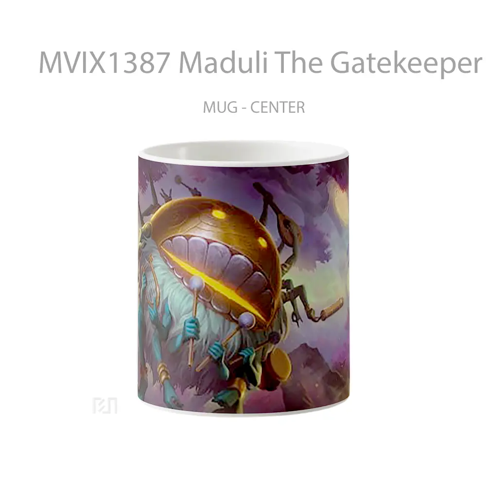 Mug Maduli The Gatekeeper Bandle City Legends Of Runeterra Gelas Keramik Unik