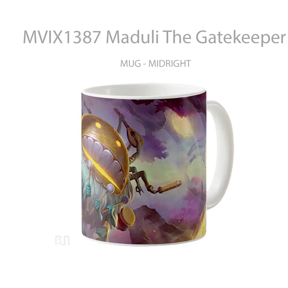 Mug Maduli The Gatekeeper Bandle City Legends Of Runeterra Gelas Keramik Unik - All-side / Desain
