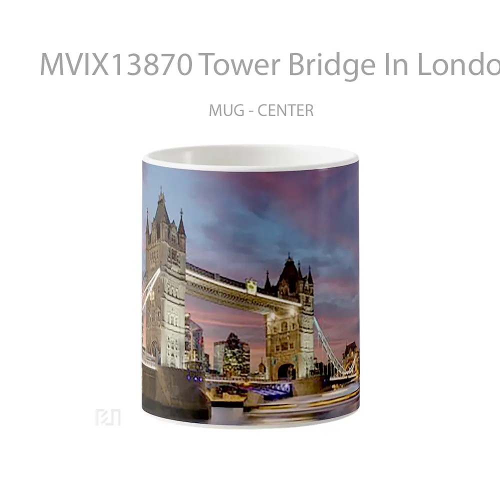 Mug Tower Bridge In London Gelas Keramik Unik