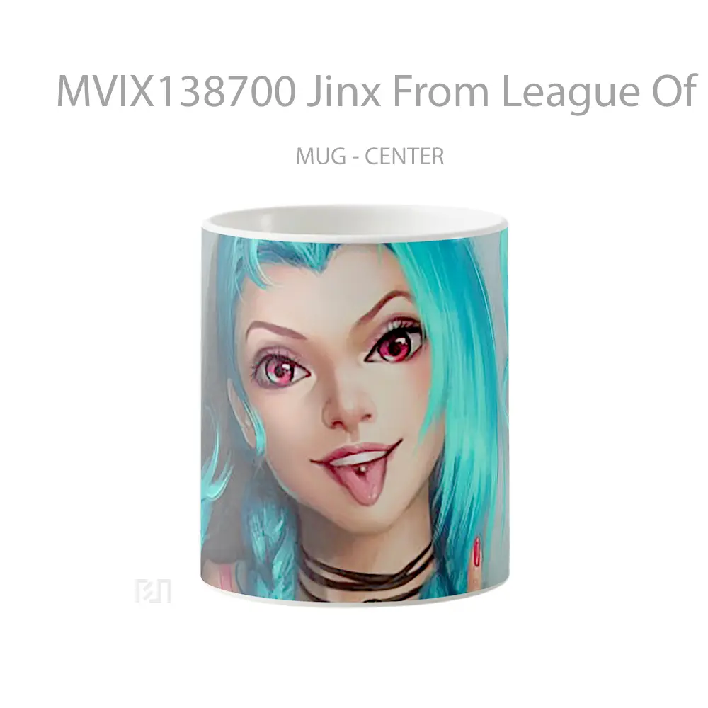 Mug Jinx From League Of Legends V4 Cangkir Gamer