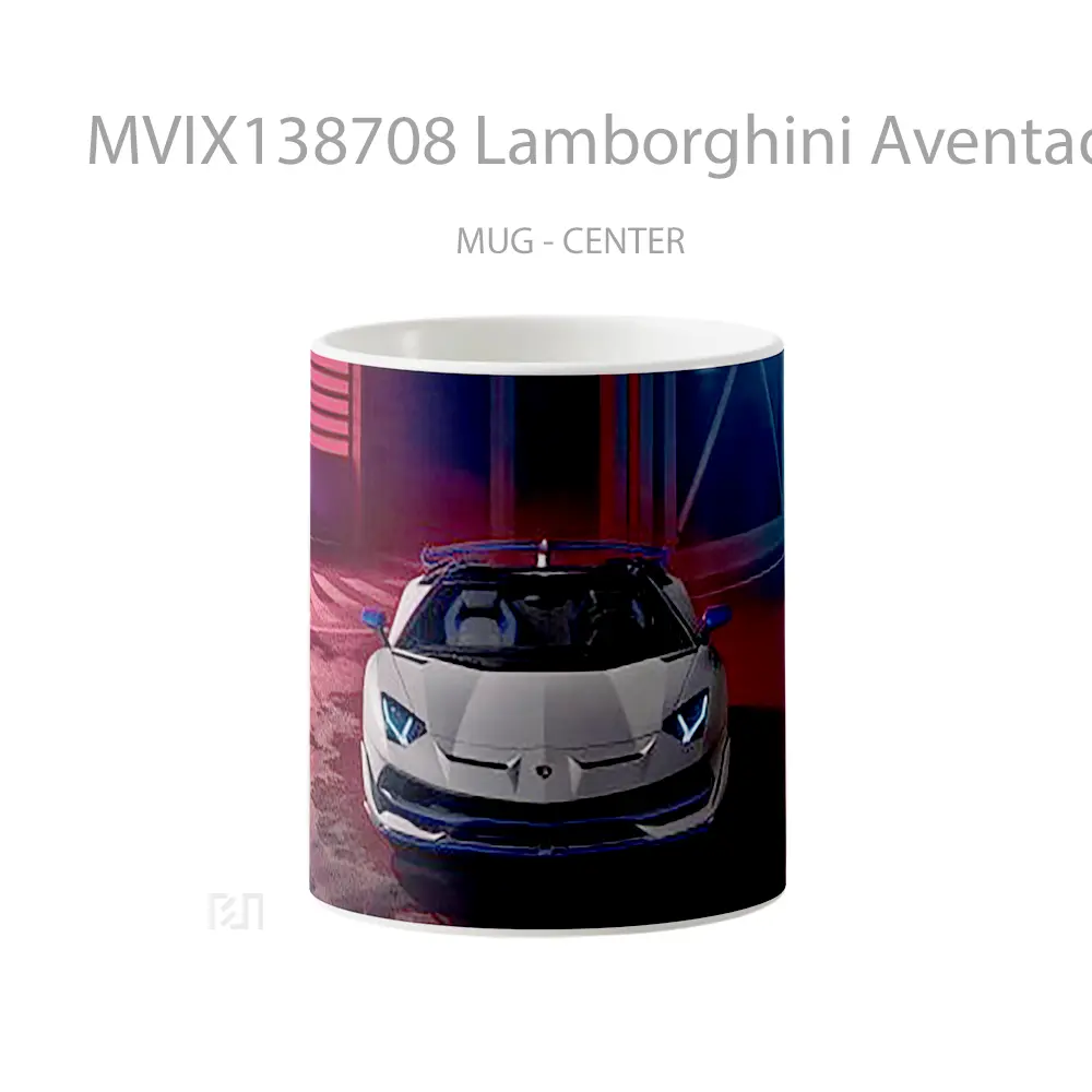 Mug Lamborghini Aventador Roadster Xago Edition Cangkir Mobil