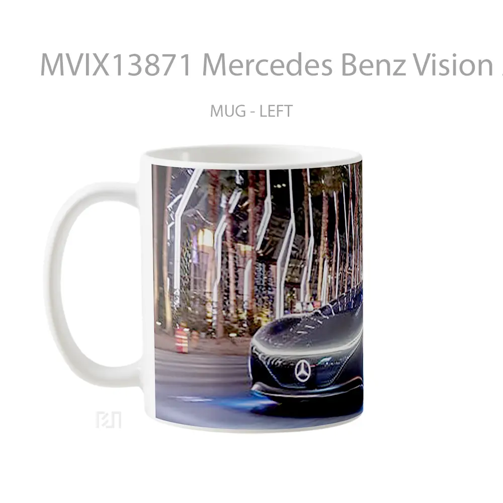 Mug Mercedes Benz Vision Avtr 2020 Carro Electrico Gelas Superhero - All-side / Desain