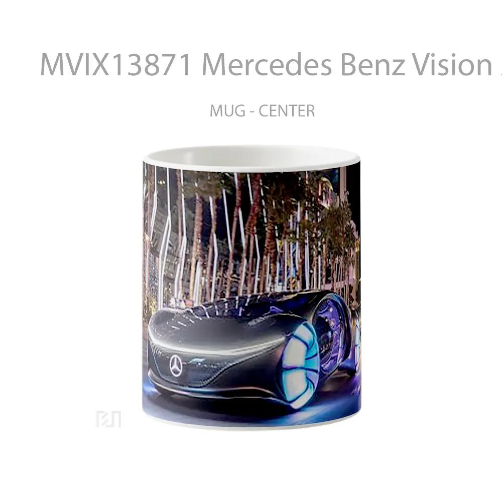 Mug Mercedes Benz Vision Avtr 2020 Carro Electrico Gelas Superhero