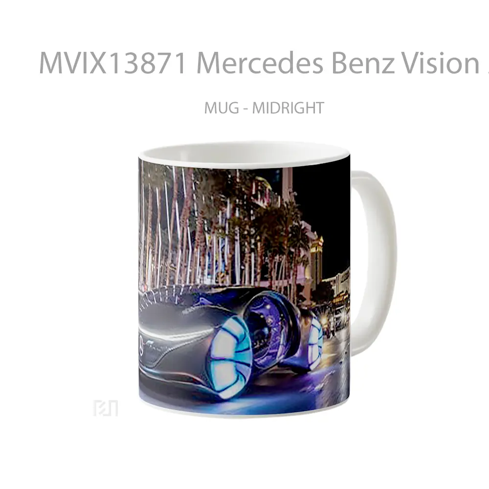 Mug Mercedes Benz Vision Avtr 2020 Carro Electrico Gelas Superhero - All-side / Desain