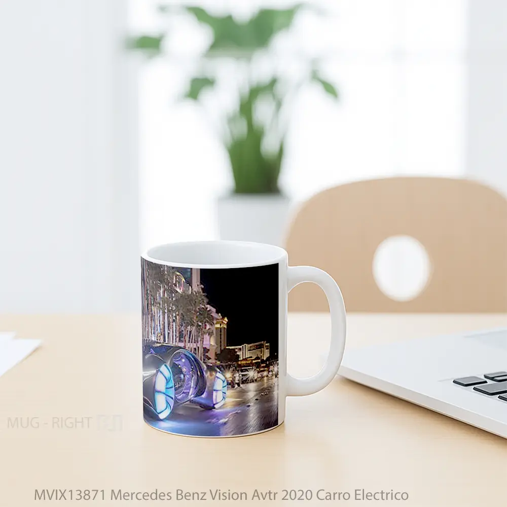 Mug Mercedes Benz Vision Avtr 2020 Carro Electrico Gelas Superhero - All-side / Desain