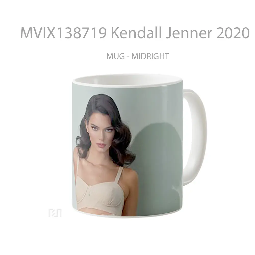 Mug Kendall Jenner 2020 Gelas Selebriti - All-side / Desain