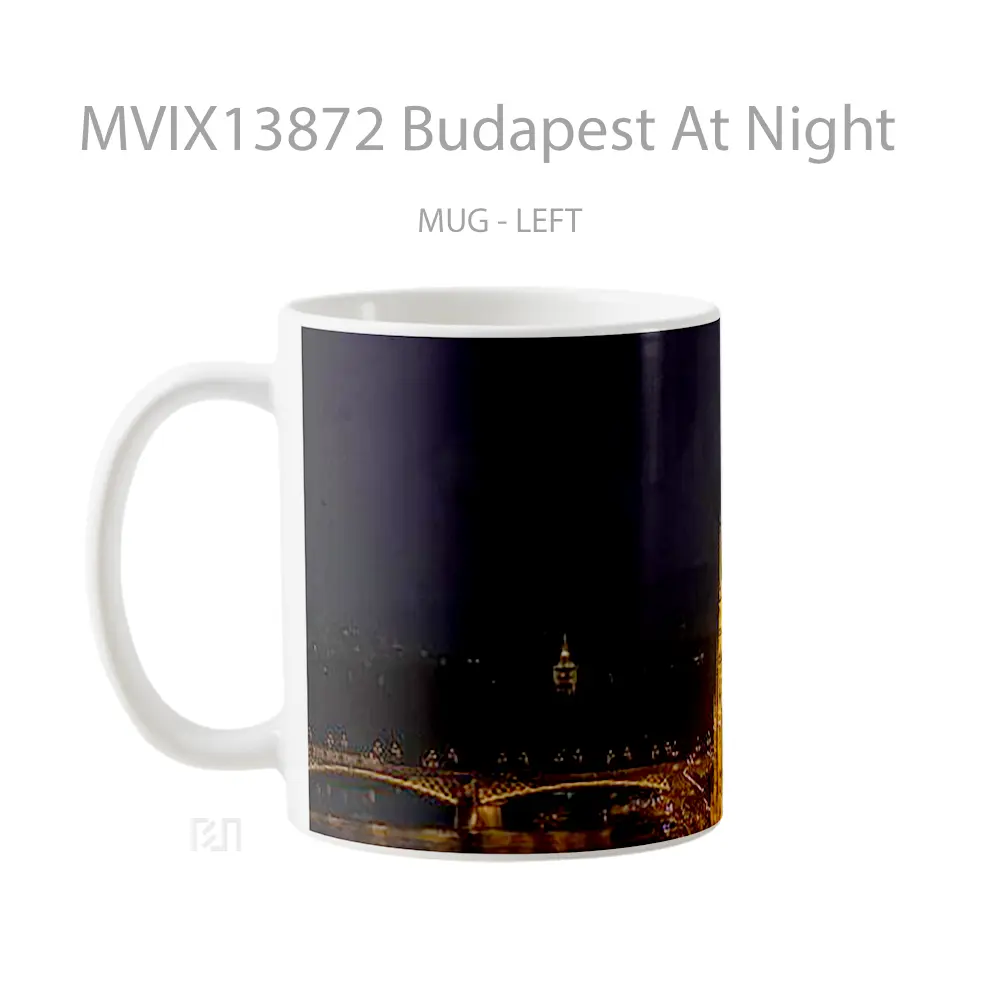 Mug Budapest At Night Gelas Keramik Unik - All-side / Desain