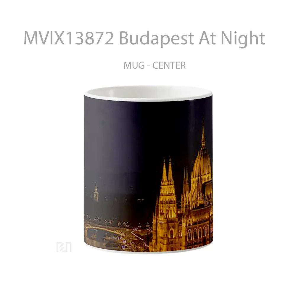 Mug Budapest At Night Gelas Keramik Unik