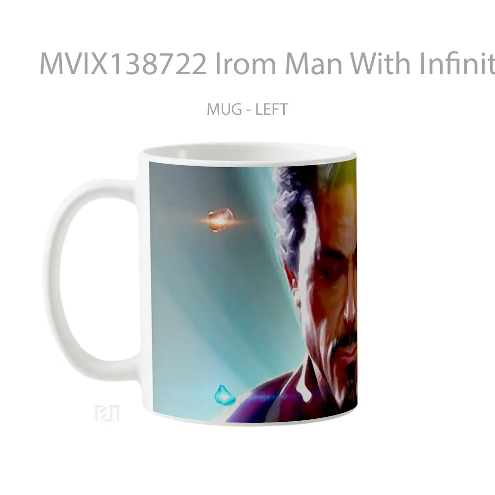 Mug Irom Man With Infinity Gems Gelas Keramik Unik - All-side / Desain