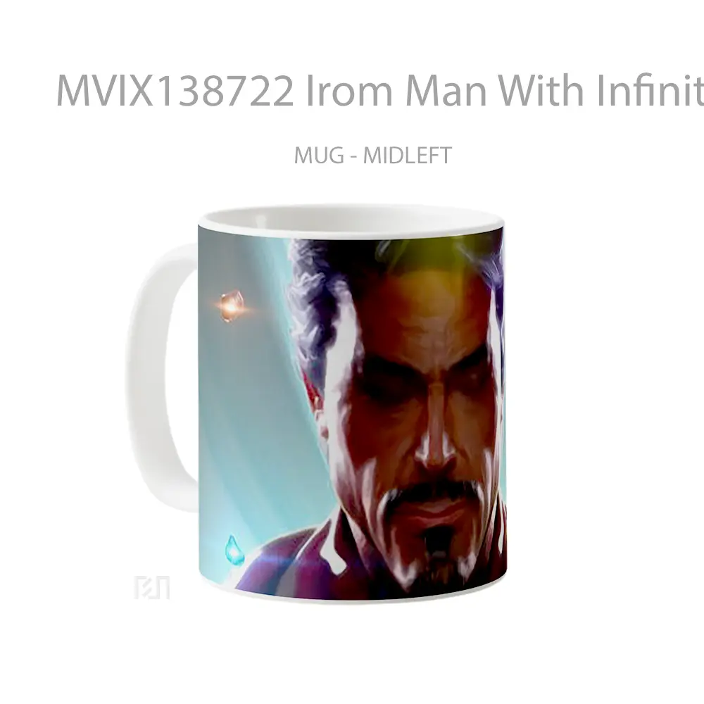 Mug Irom Man With Infinity Gems Gelas Keramik Unik - All-side / Desain