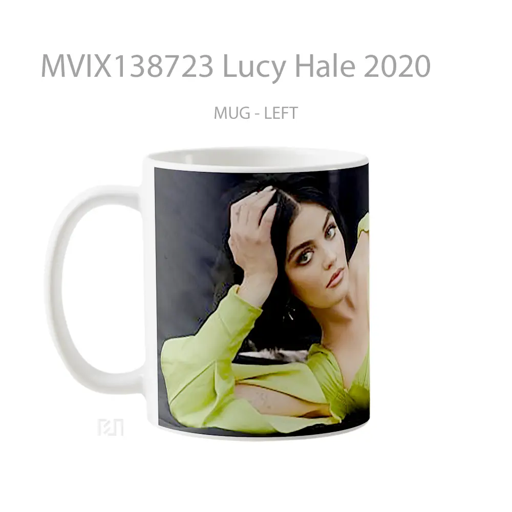 Mug Lucy Hale 2020 Gelas Selebriti - All-side / Desain
