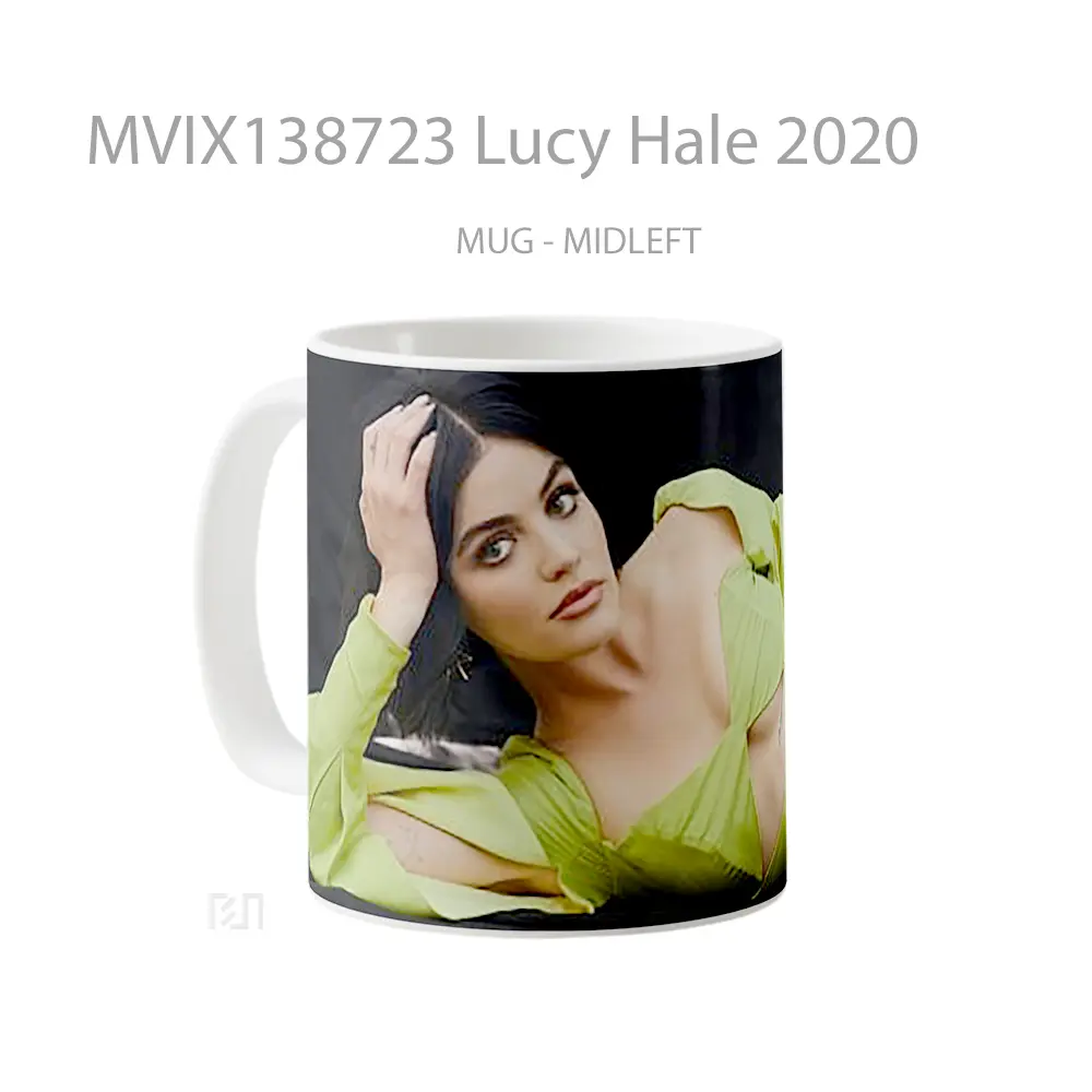 Mug Lucy Hale 2020 Gelas Selebriti - All-side / Desain