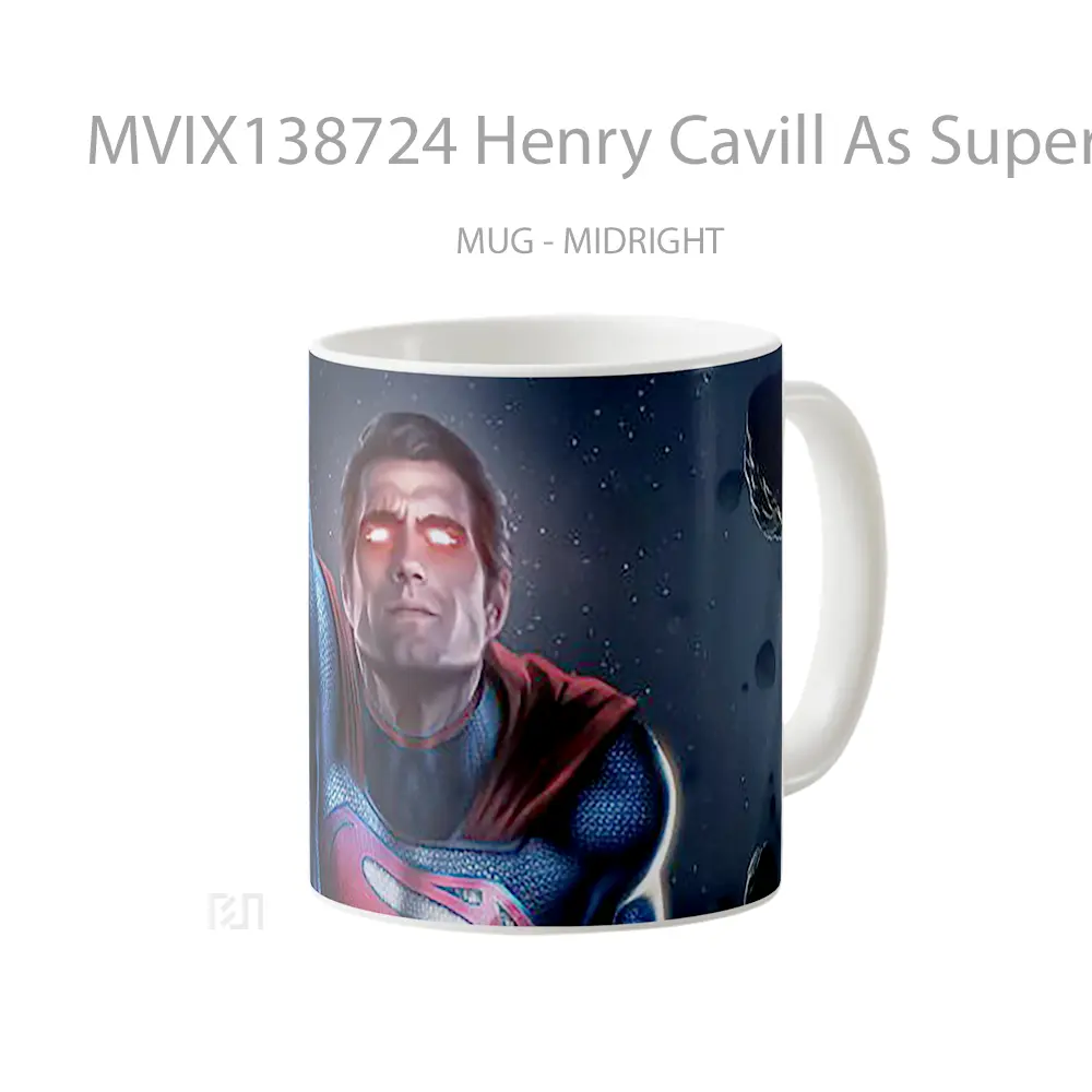 Mug Henry Cavill As Superman 2020 Gelas Superhero - All-side / Desain
