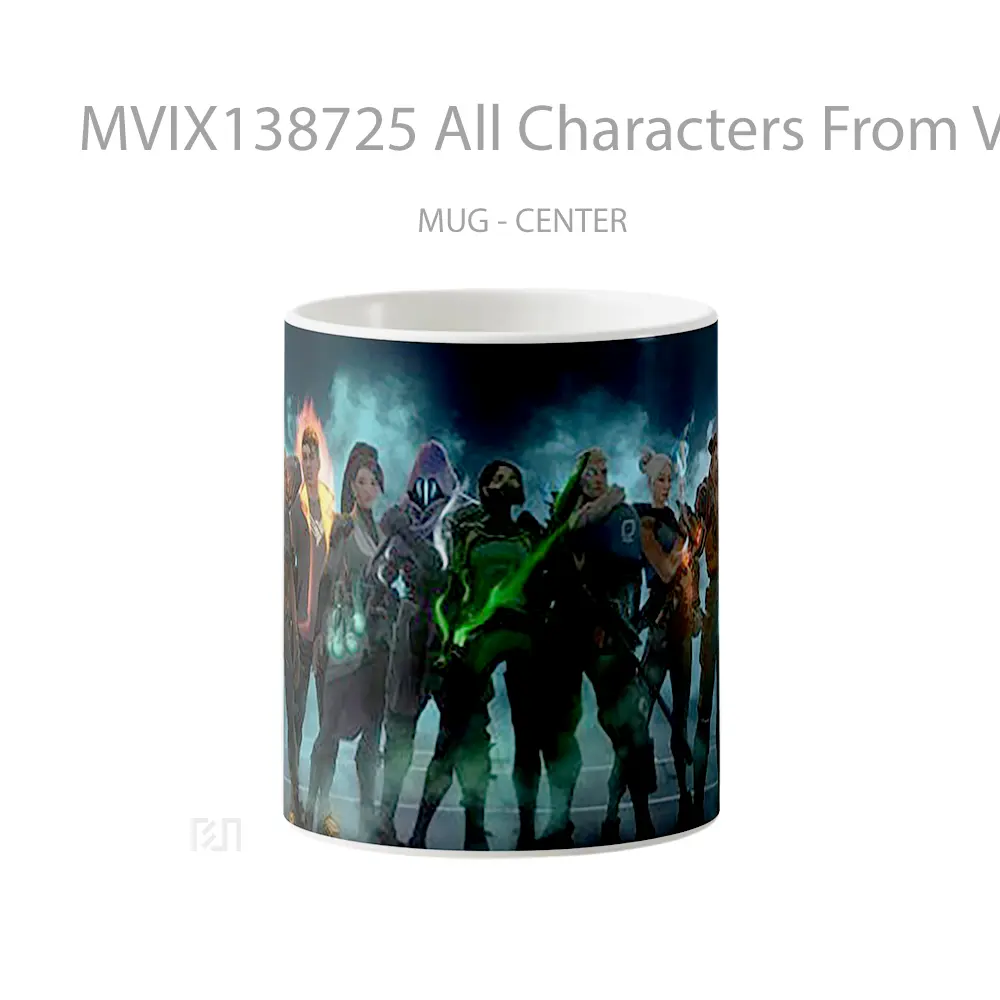 Mug All Characters From Valorant Cangkir Gamer